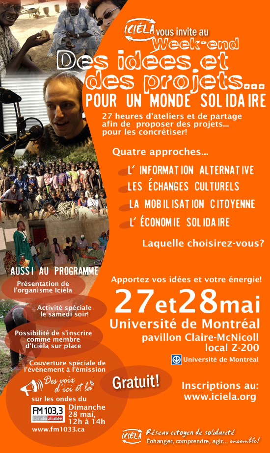 Affiche disponible sur www.iciela.org