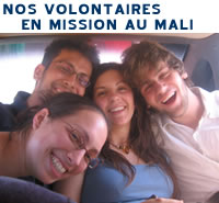 Nos volontaires en mission au Mali