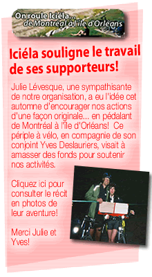 Ici&eacute;la souligne le travail de ses supporteurs! 