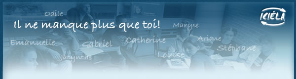 Il ne manque plus que toi!