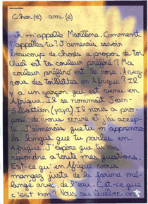 Exemple de lettre